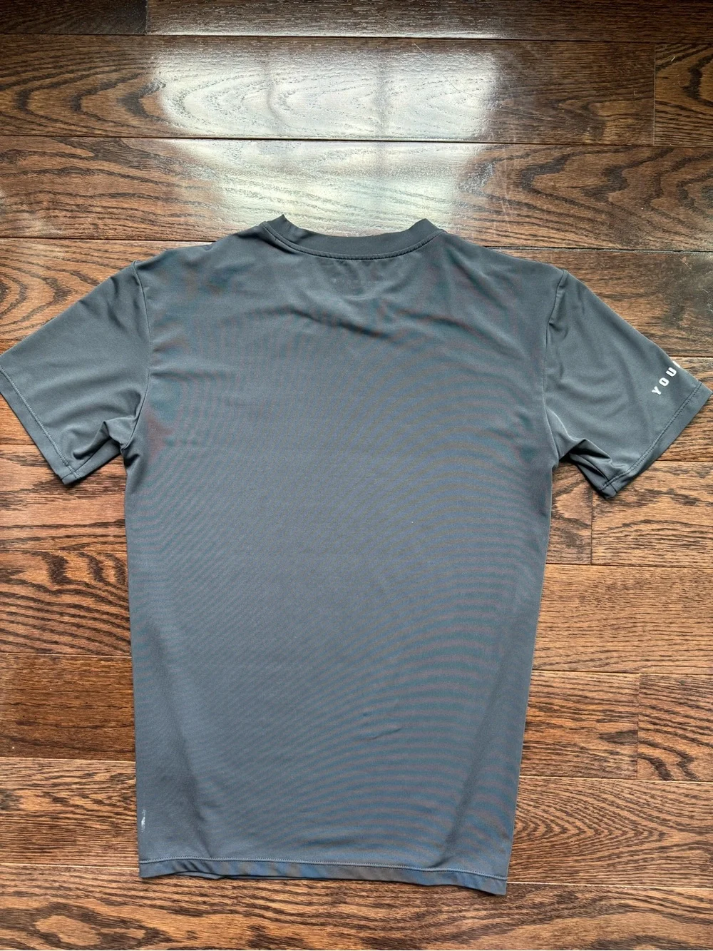 YoungLA Short-Sleeve Compression Tee in Gray